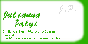 julianna palyi business card
